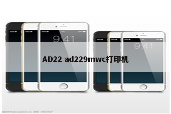 AD22 ad229mwc打印机