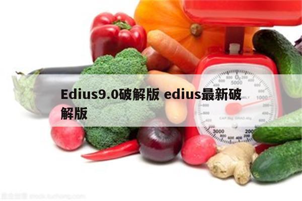 Edius9.0破解版 edius最新破解版