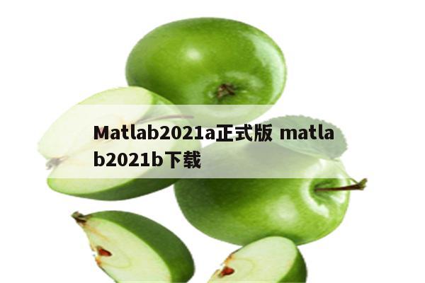 Matlab2021a正式版 matlab2021b下载