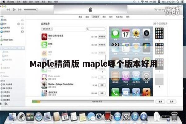 Maple精简版 maple哪个版本好用