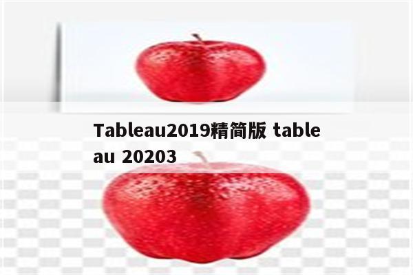 Tableau2019精简版 tableau 20203