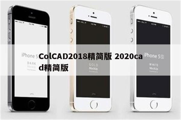 ColCAD2018精简版 2020cad精简版