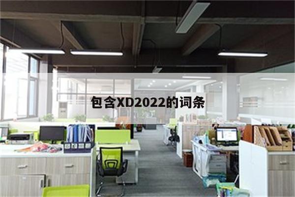 包含XD2022的词条