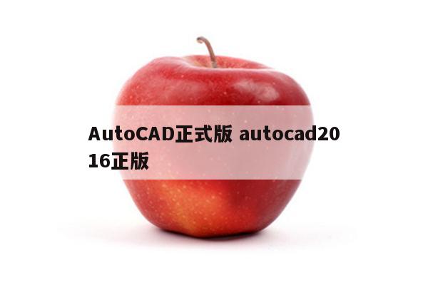 AutoCAD正式版 autocad2016正版