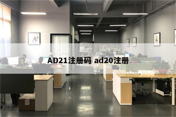 AD21注册码 ad20注册