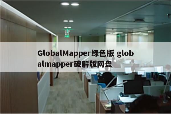 GlobalMapper绿色版 globalmapper破解版网盘