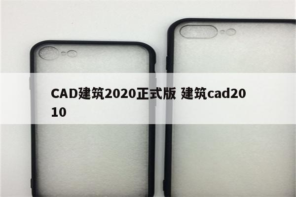 CAD建筑2020正式版 建筑cad2010