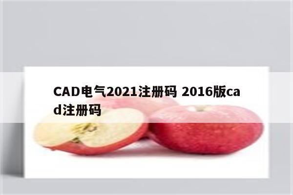 CAD电气2021注册码 2016版cad注册码