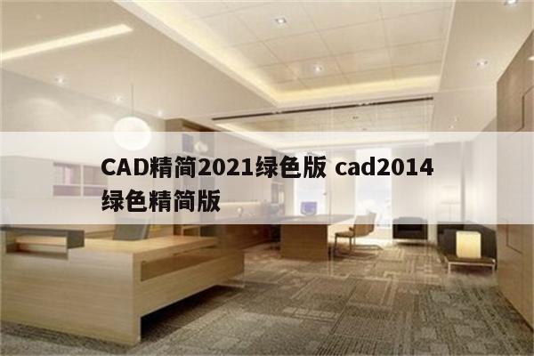 CAD精简2021绿色版 cad2014绿色精简版