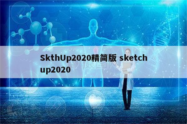 SkthUp2020精简版 sketchup2020