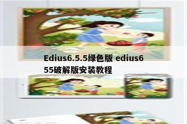 Edius6.5.5绿色版 edius655破解版安装教程