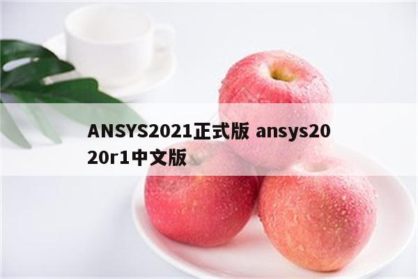 ANSYS2021正式版 ansys2020r1中文版