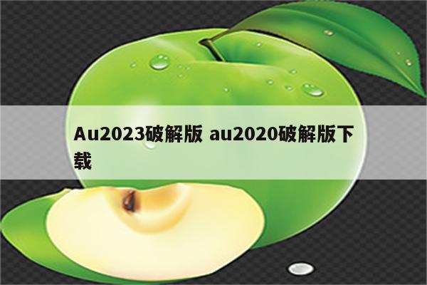 Au2023破解版 au2020破解版下载