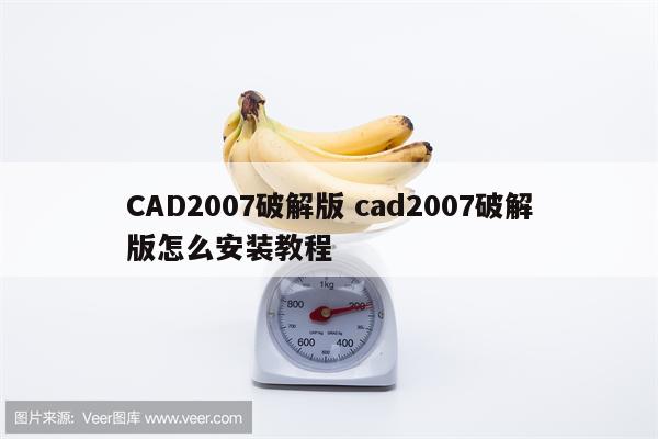 CAD2007破解版 cad2007破解版怎么安装教程