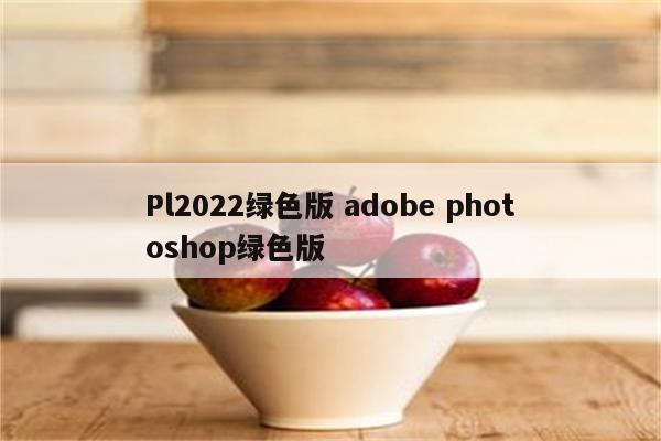 Pl2022绿色版 adobe photoshop绿色版