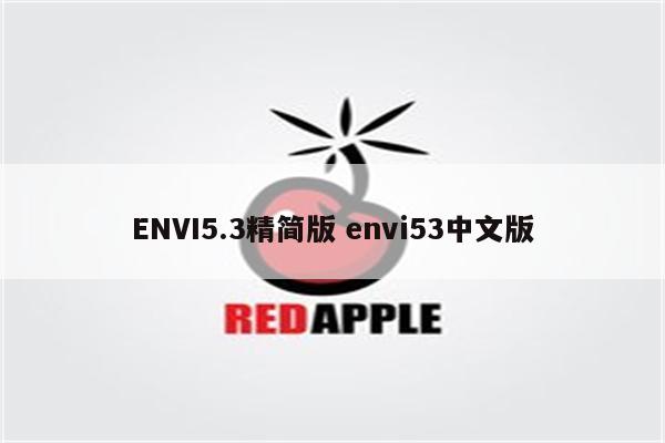 ENVI5.3精简版 envi53中文版