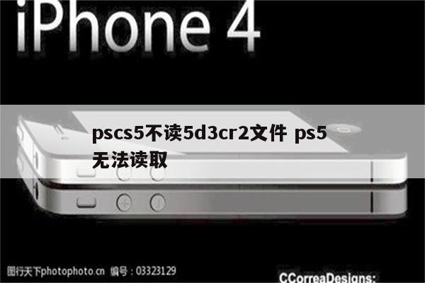 pscs5不读5d3cr2文件 ps5 无法读取