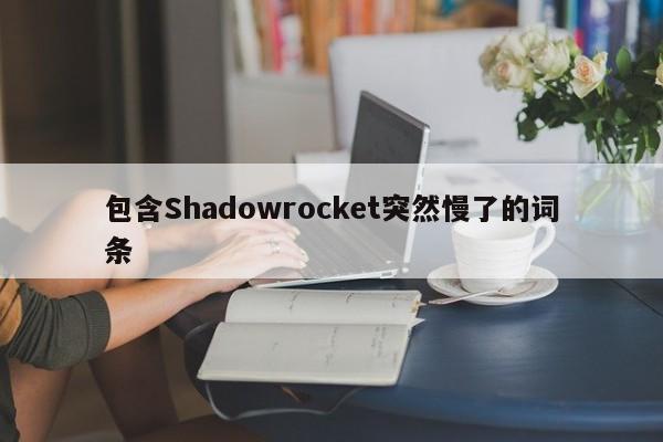 包含Shadowrocket突然慢了的词条