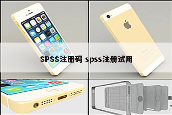 SPSS注册码 spss注册试用