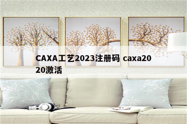 CAXA工艺2023注册码 caxa2020激活