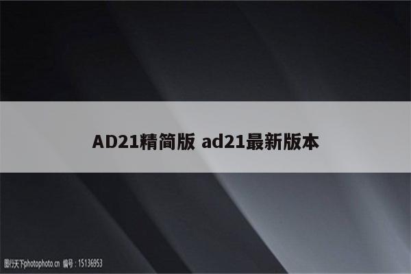 AD21精简版 ad21最新版本