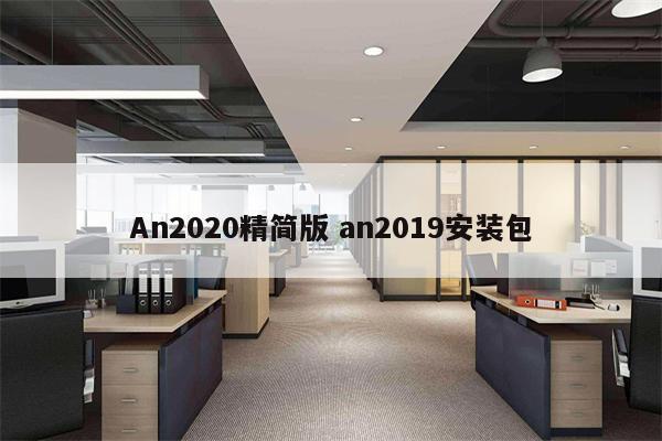 An2020精简版 an2019安装包