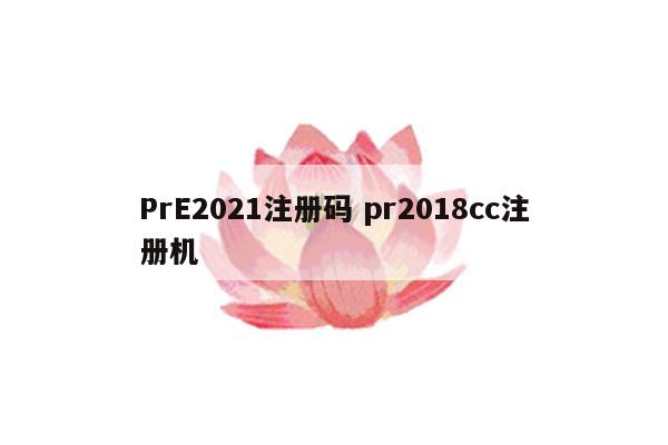 PrE2021注册码 pr2018cc注册机