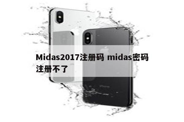 Midas2017注册码 midas密码注册不了