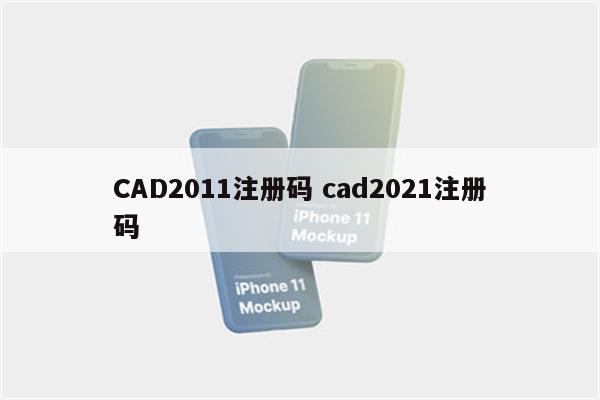 CAD2011注册码 cad2021注册码