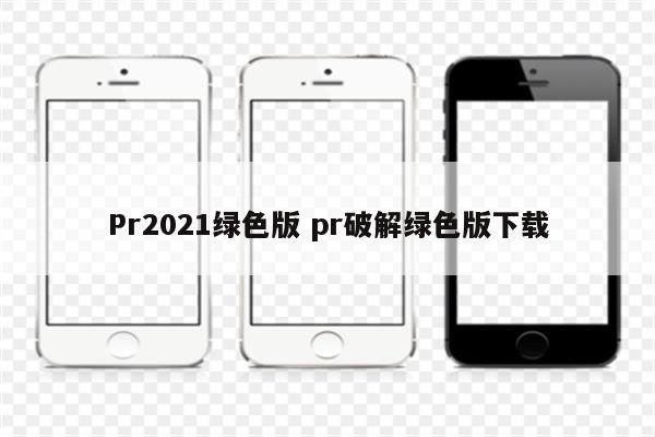 Pr2021绿色版 pr破解绿色版下载