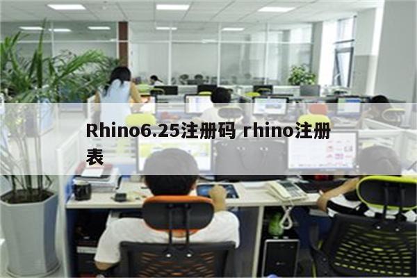 Rhino6.25注册码 rhino注册表