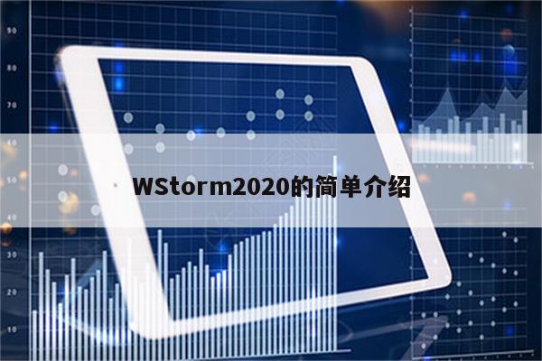 WStorm2020的简单介绍