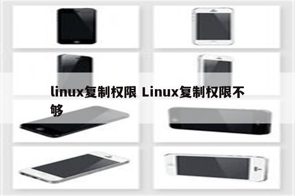 linux复制权限 Linux复制权限不够