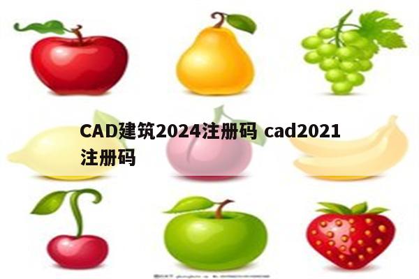 CAD建筑2024注册码 cad2021注册码