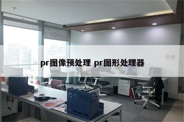 pr图像预处理 pr图形处理器