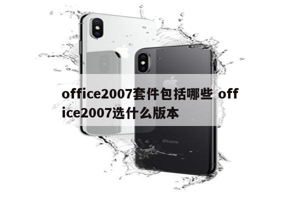 office2007套件包括哪些 office2007选什么版本