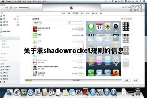 关于求shadowrocket规则的信息