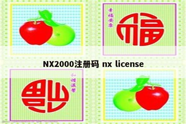 NX2000注册码 nx license