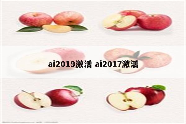 ai2019激活 ai2017激活