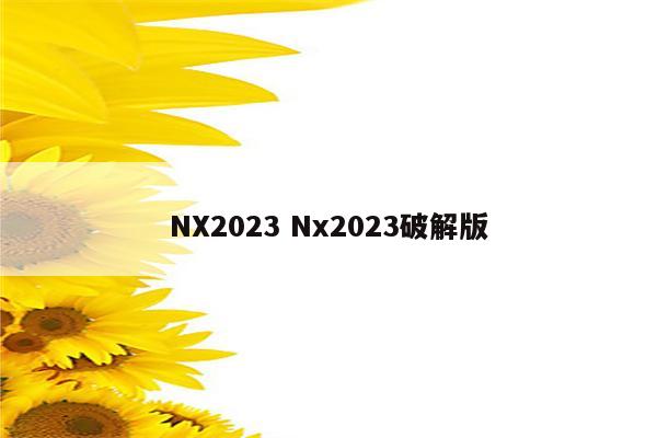 NX2023 Nx2023破解版