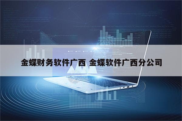 金蝶财务软件广西 金蝶软件广西分公司