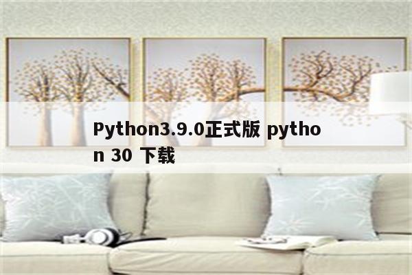 Python3.9.0正式版 python 30 下载