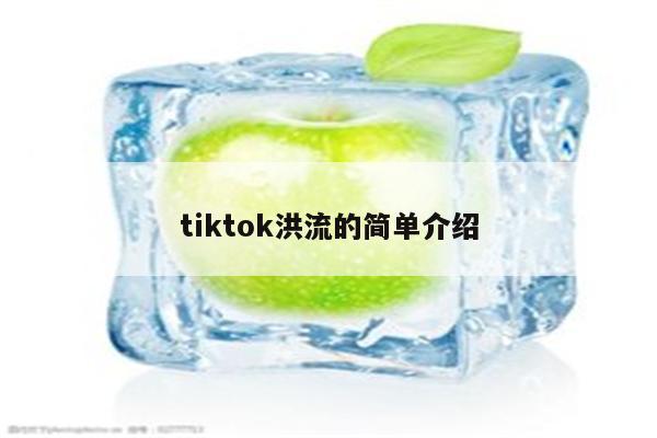 tiktok洪流的简单介绍