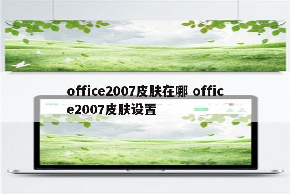 office2007皮肤在哪 office2007皮肤设置