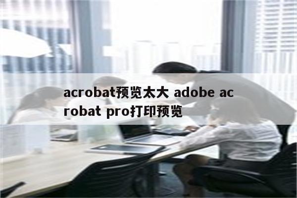 acrobat预览太大 adobe acrobat pro打印预览