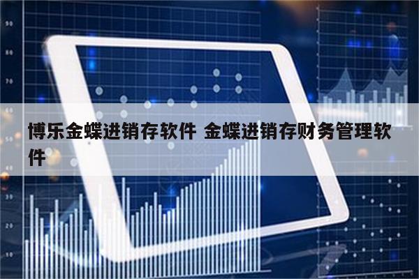 博乐金蝶进销存软件 金蝶进销存财务管理软件