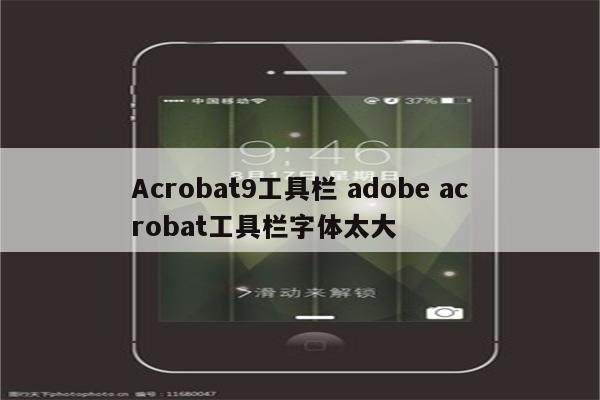 Acrobat9工具栏 adobe acrobat工具栏字体太大