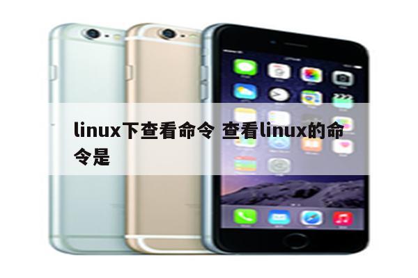 linux下查看命令 查看linux的命令是