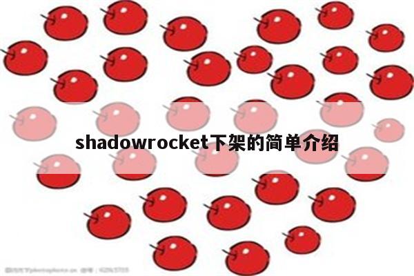 shadowrocket下架的简单介绍