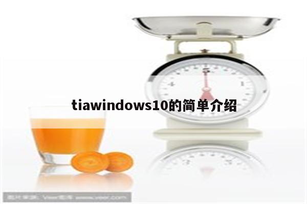 tiawindows10的简单介绍